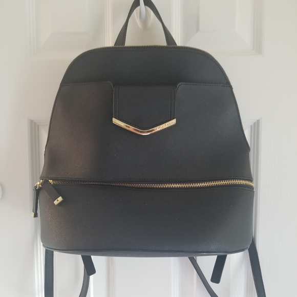 Calvin Klein Black backpack purse - Picture 1 of 6